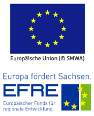 Europäische Union, EFRE - Europäischer Fonds für regionale Entwicklung - Europa fördert Sachsen